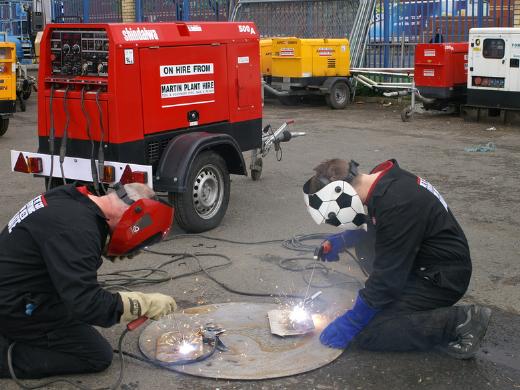 500 AMP DIESEL DOUBLE OPERATOR WELDER